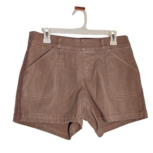 SPANX Pants - Spanx Women's Lavender Pullon Shorts Size Large 5" Inseam